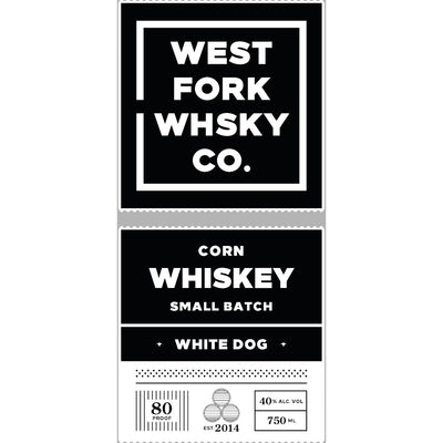 West Fork White Dog Corn Whiskey - Main Street Liquor