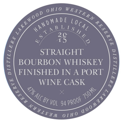 Western Reserve Bourbon Finished in a Port Wine Cask - Main Street Liquor