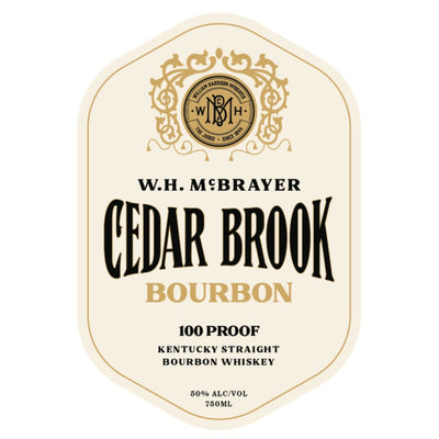 W.H. McBrayer Cedar Brook Kentucky Straight Bourbon - Main Street Liquor