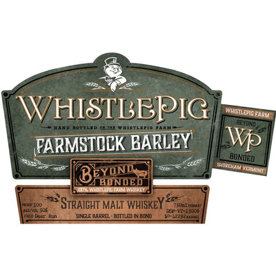 WhistlePig Farmstock Barley Beyond Bonded Straight Malt Whiskey - Main Street Liquor