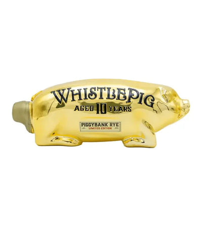 WhistlePig Limited Edition 10 Years Aged Gold Edition Piggybank Rye 1L - Main Street Liquor