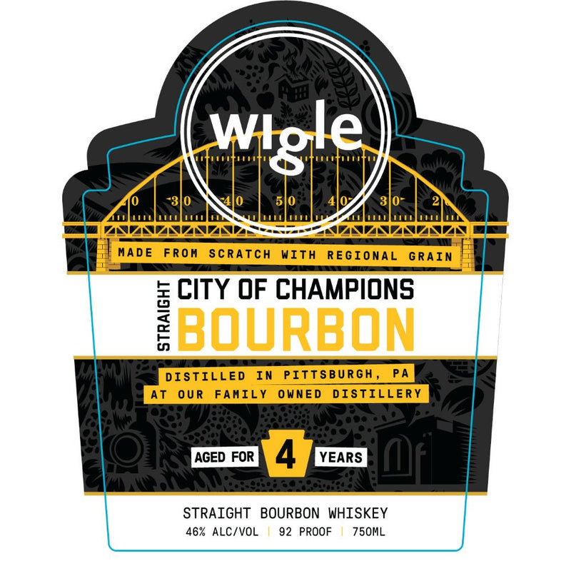 Wigle 4 Year Old City of Champions Bourbon - Main Street Liquor