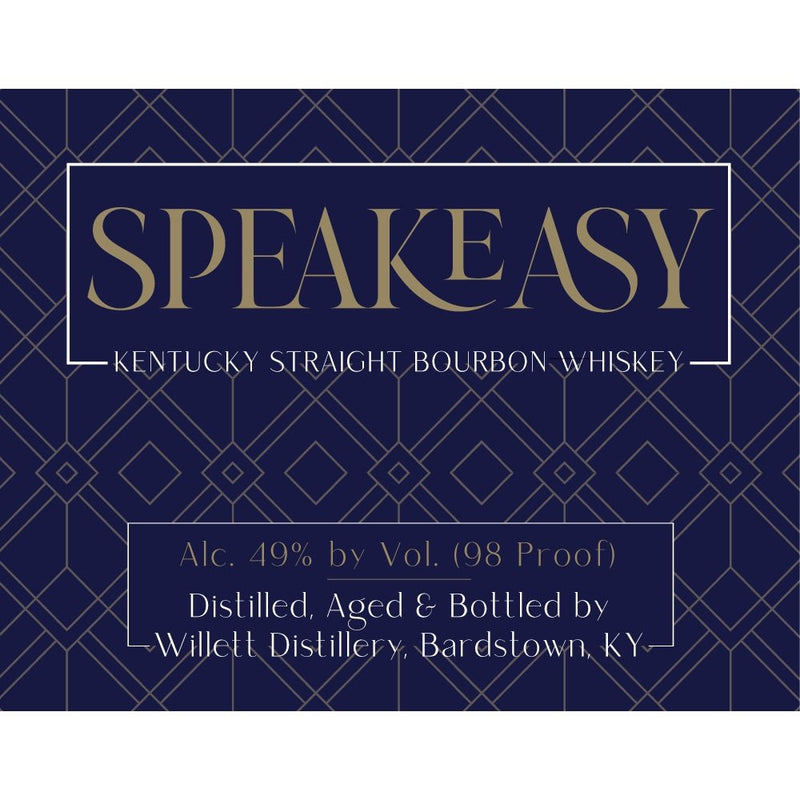 Willett Speakeasy Kentucky Straight Bourbon - Main Street Liquor