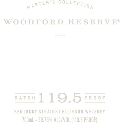 Woodford Reserve Batch Proof 119.5 - Main Street Liquor