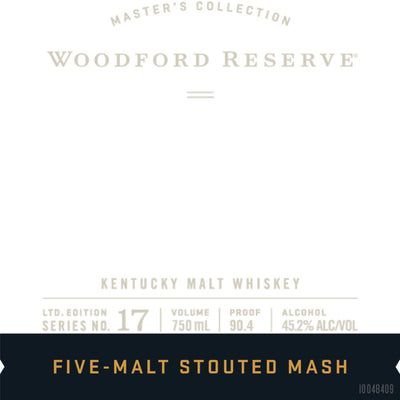 Woodford Reserve Master's Collection No. 17 Five Malt Stouted Mash - Main Street Liquor