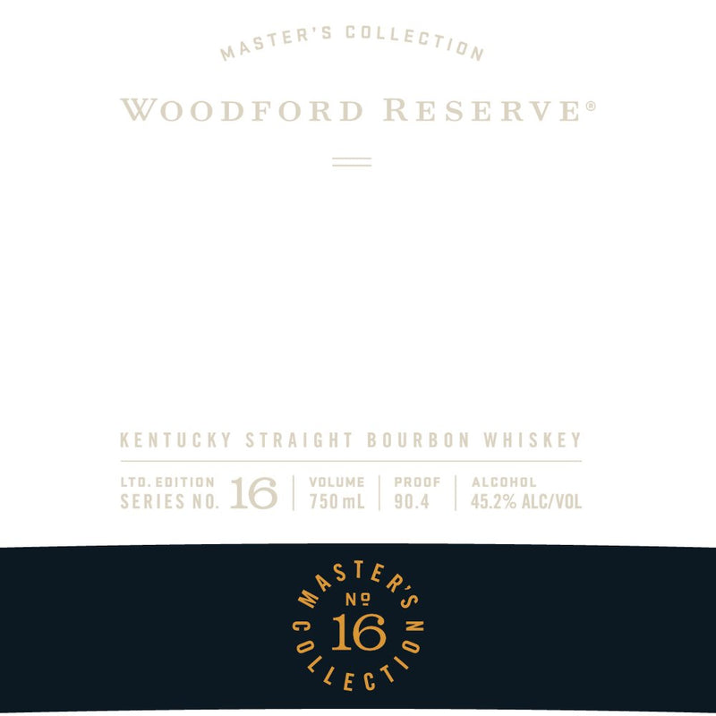 Woodford Reserve Master’s Collection Very Fine Rare No. 16 - Main Street Liquor