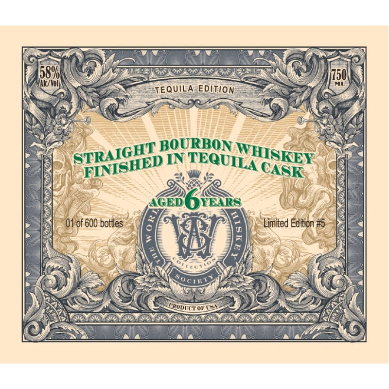 World Whiskey Society Classic Collection Bourbon Finished In Tequila Casks - Main Street Liquor