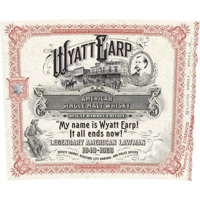 Wyatt Earp American Single Malt Whisky - Main Street Liquor