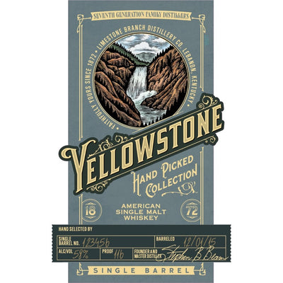 Yellowstone Hand Picked Collection Single Malt Whiskey - Main Street Liquor